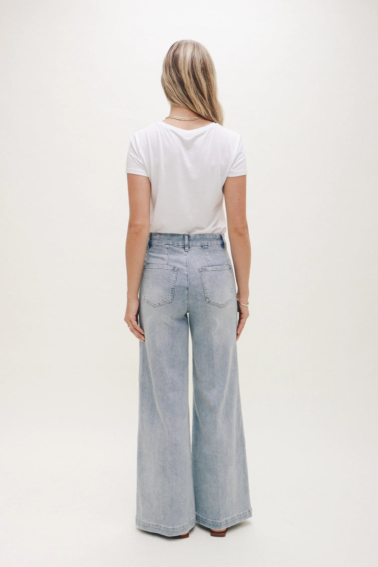Oliver Logan Campbell High Rise Wide Leg Jean