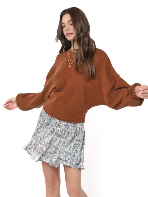 Sadie & Sage On A Stroll Dolman Sleeve Top