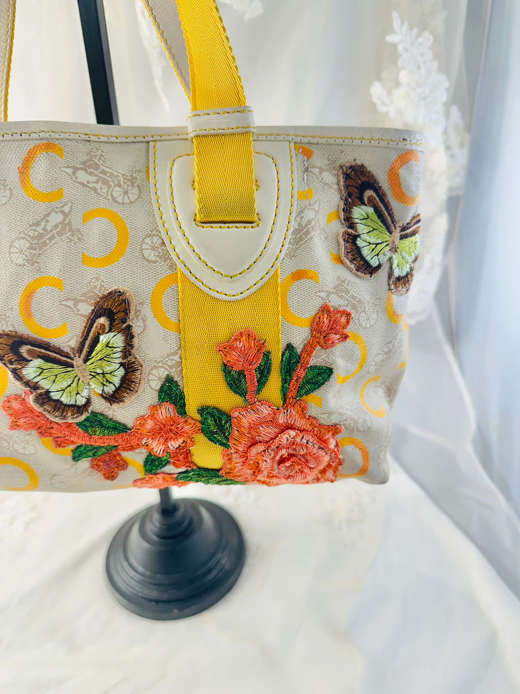 OOAK Celine Floral Purse