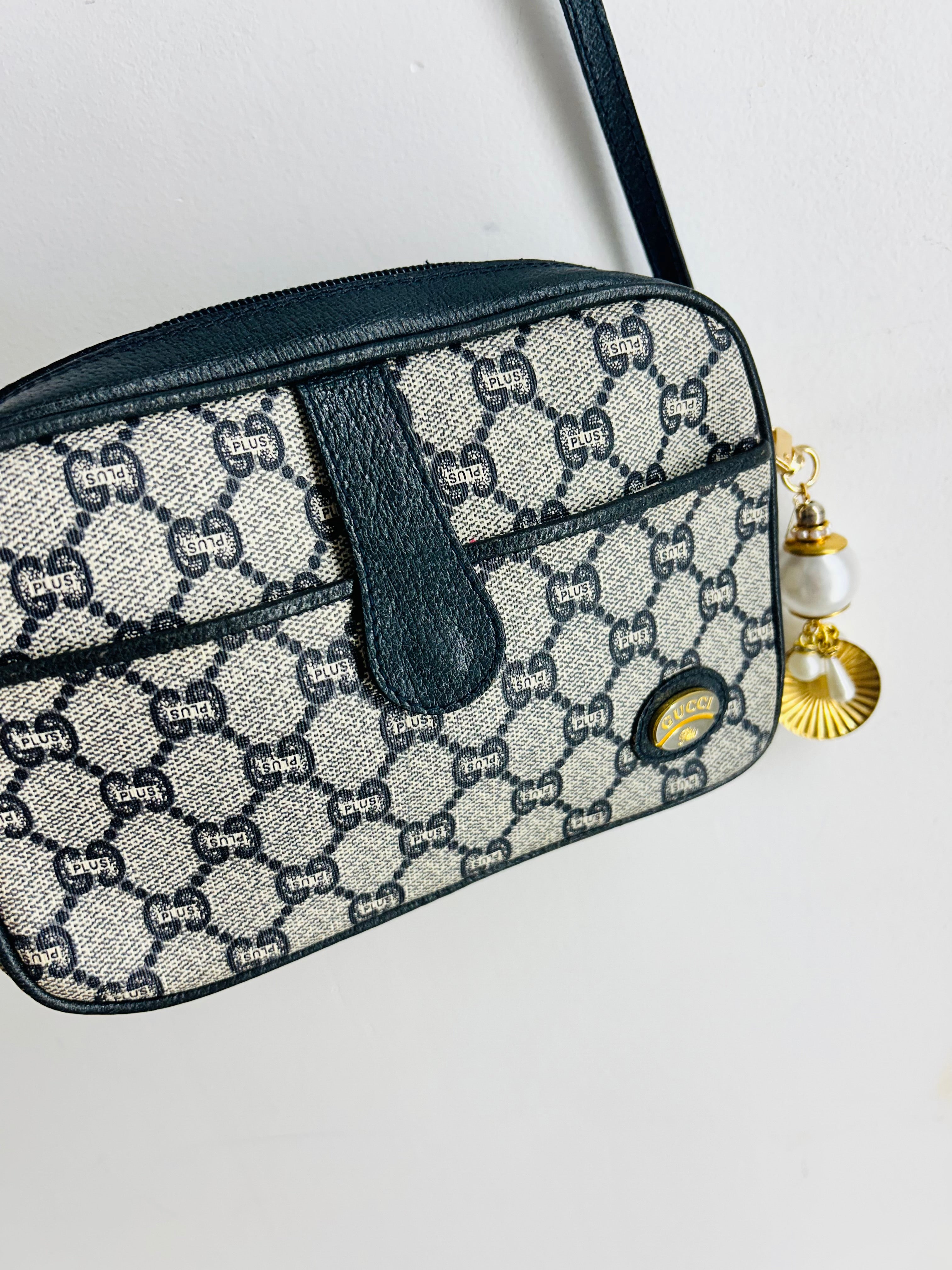 OOAK Vintage Navy Gucci Small Purse