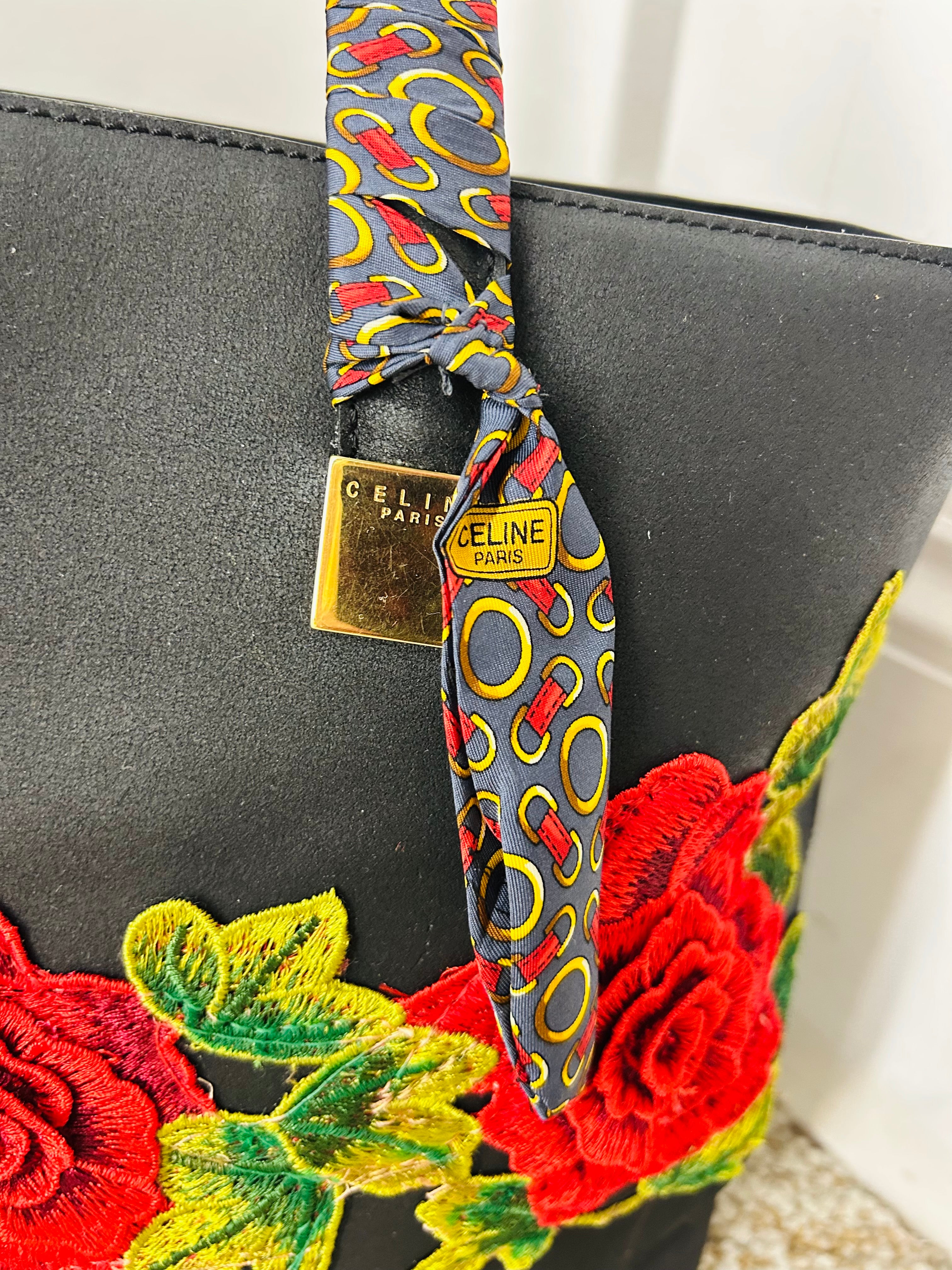 OOAK 'Belle Rose' Celine Upcycled Tote