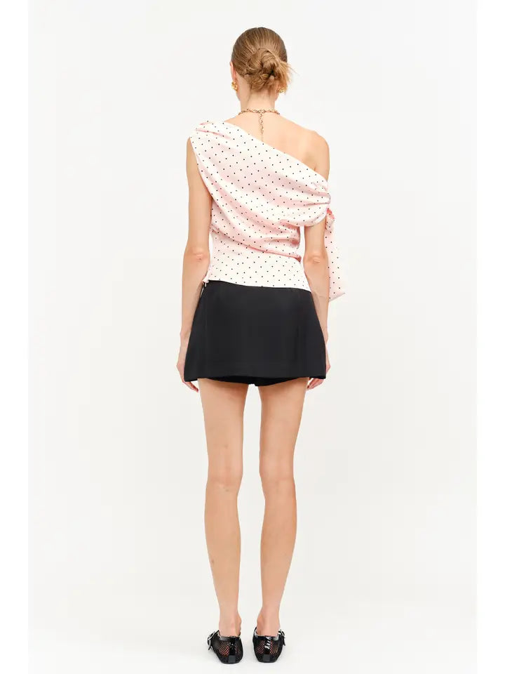 Celestine Dot Top
