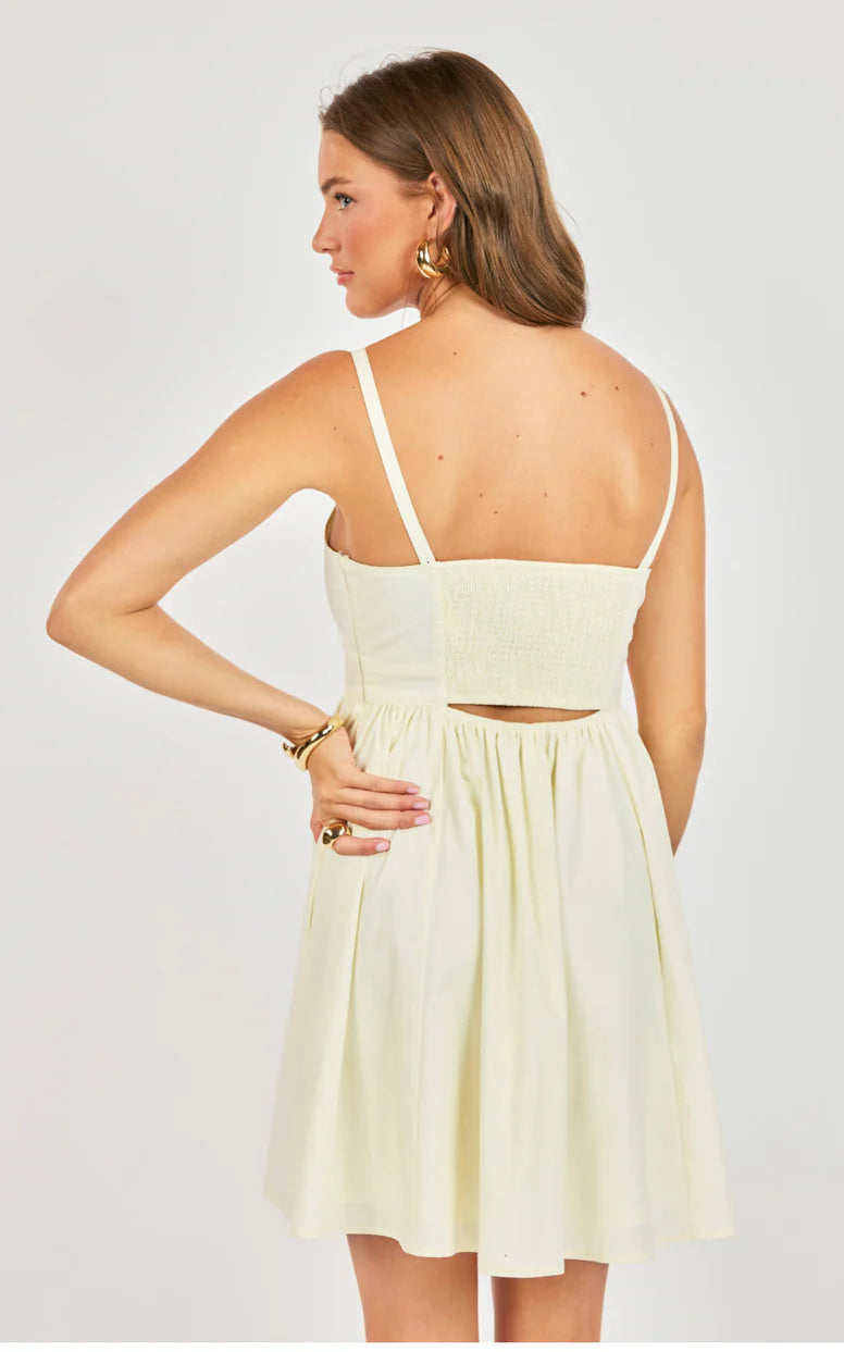 Sadie & Sage Shades on Cutout Mini Dress