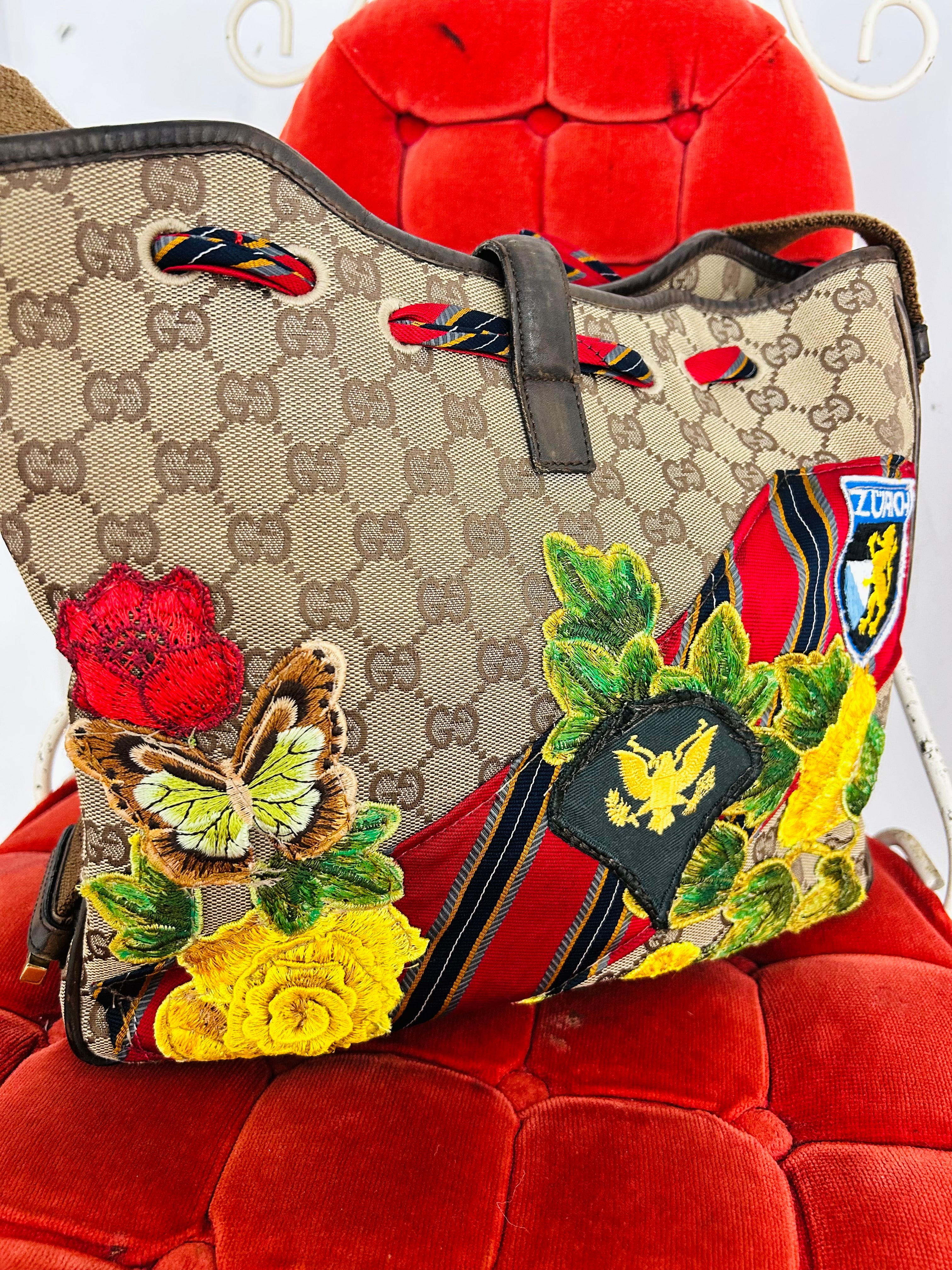 OOAK Vintage Gucci Jackie Drawstring Shoulder Bag