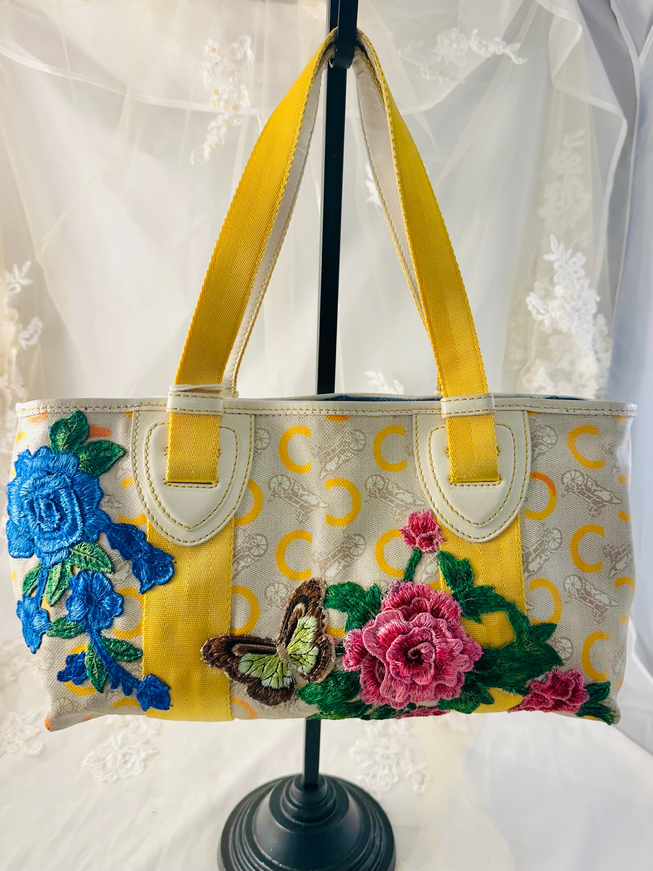 OOAK Celine Floral Purse