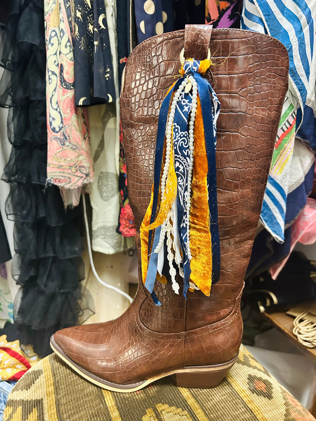 Handmade Game Day Boot/Bag Charm