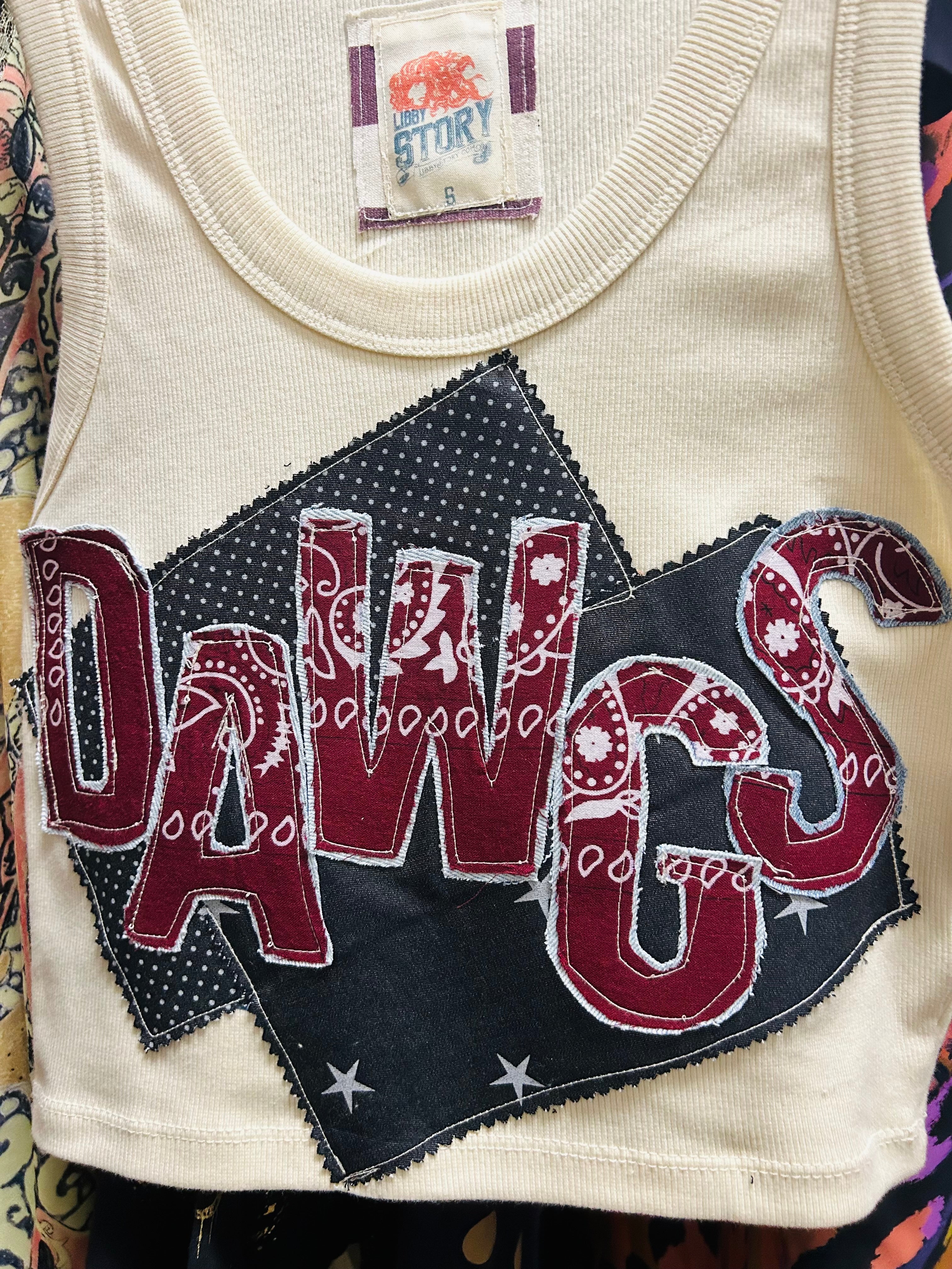 OOAK Patchwork Dawgs Tank