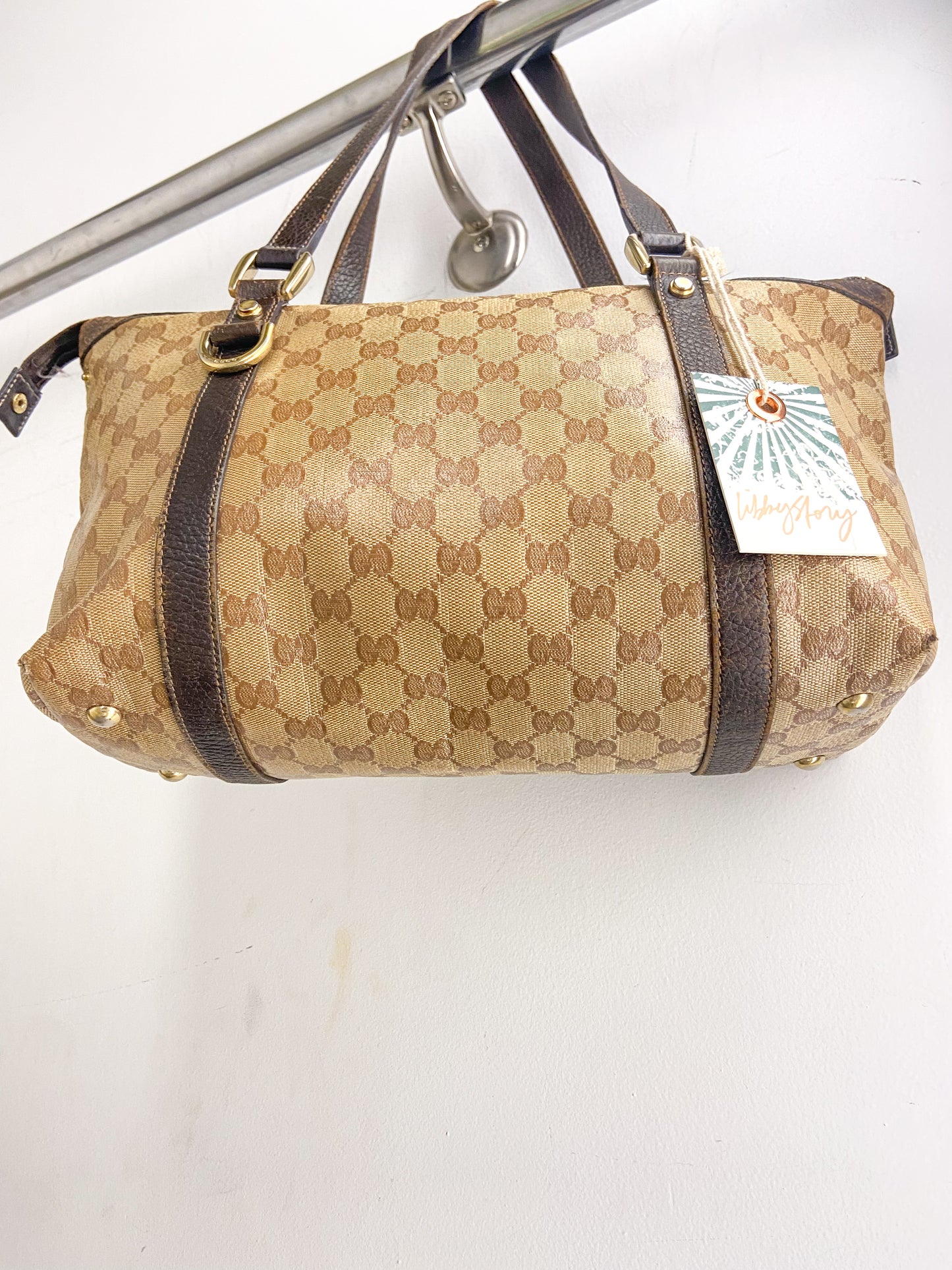 OOAK VINTAGE GUCCI AIRPLANE CHARM PURSE