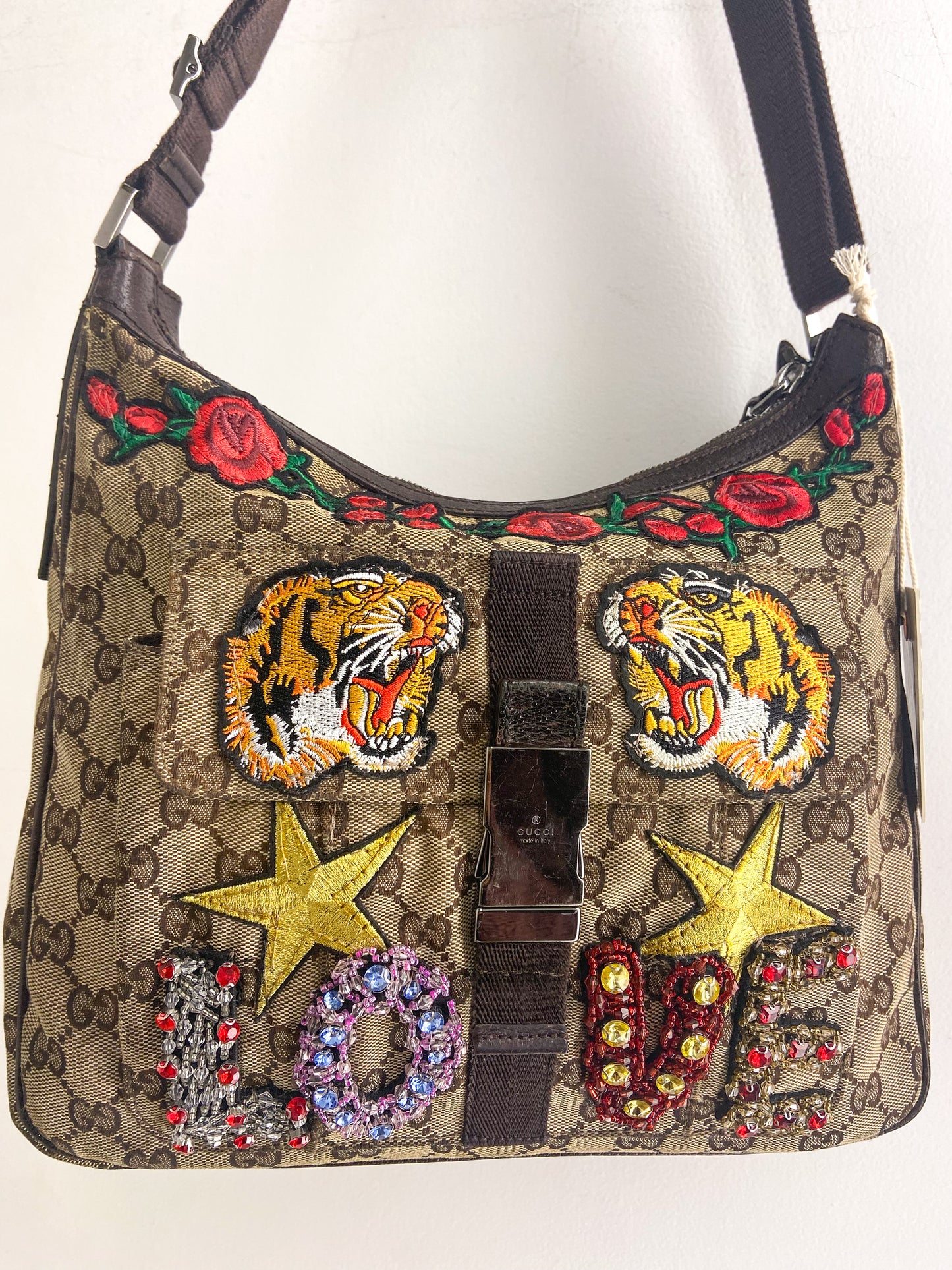 OOAK Vintage Gucci TIger Love Purse