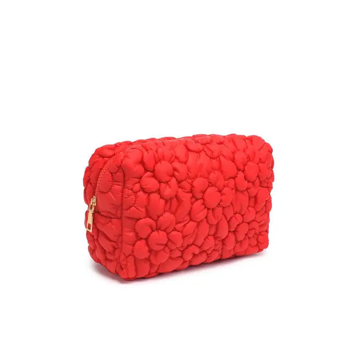 Flora Pop Nylon Cosmetic Pouch