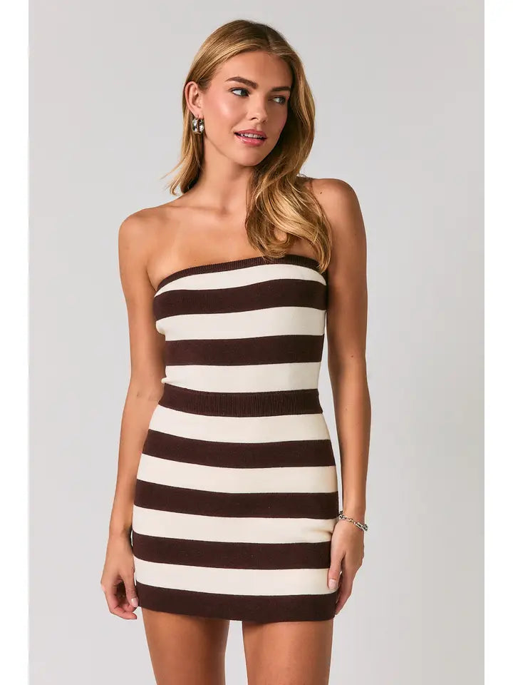 Sweater Tube Dress with Shorts