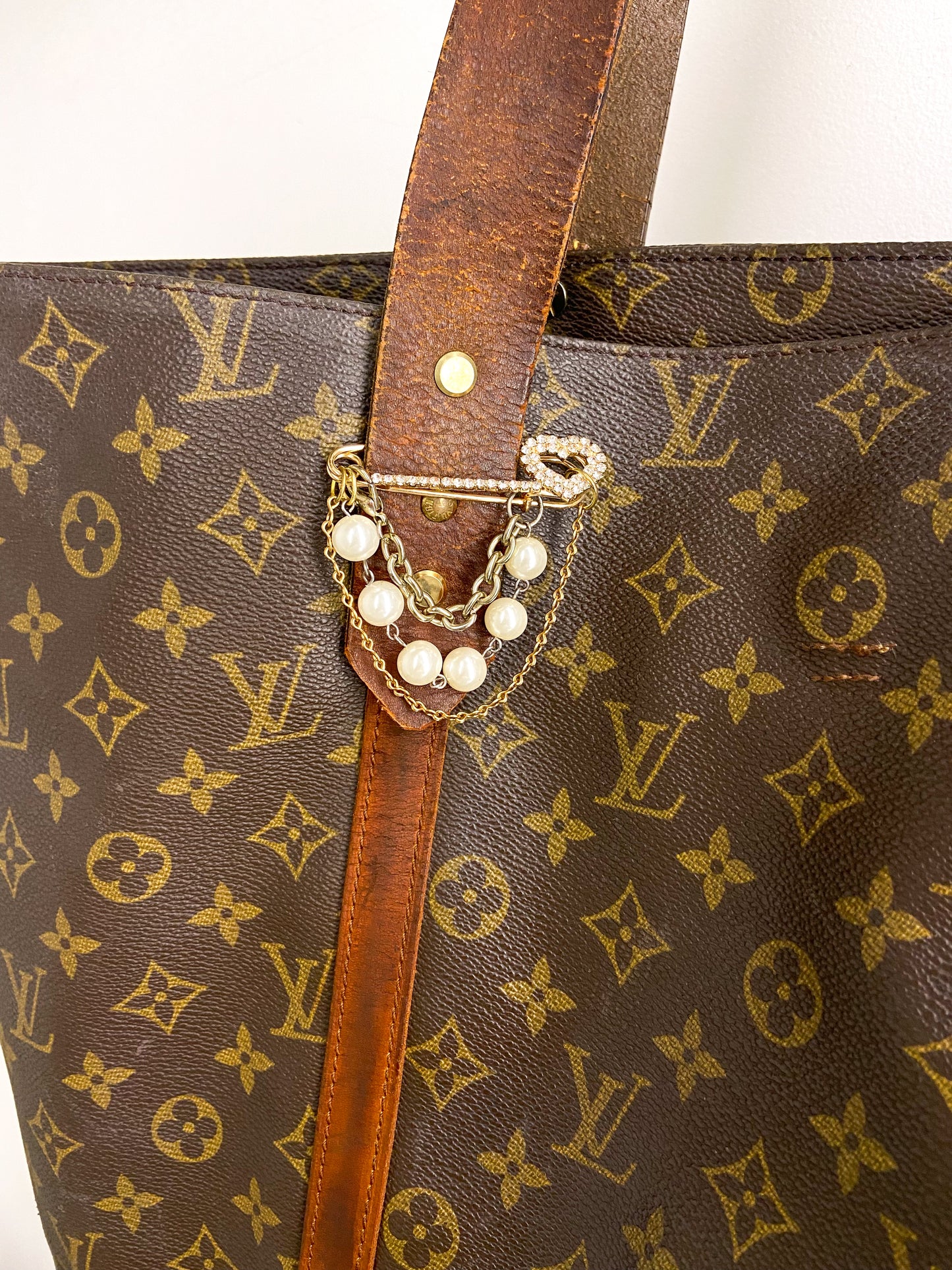 LS Upcycled Vintage LV Fleur-De-Lis Bag