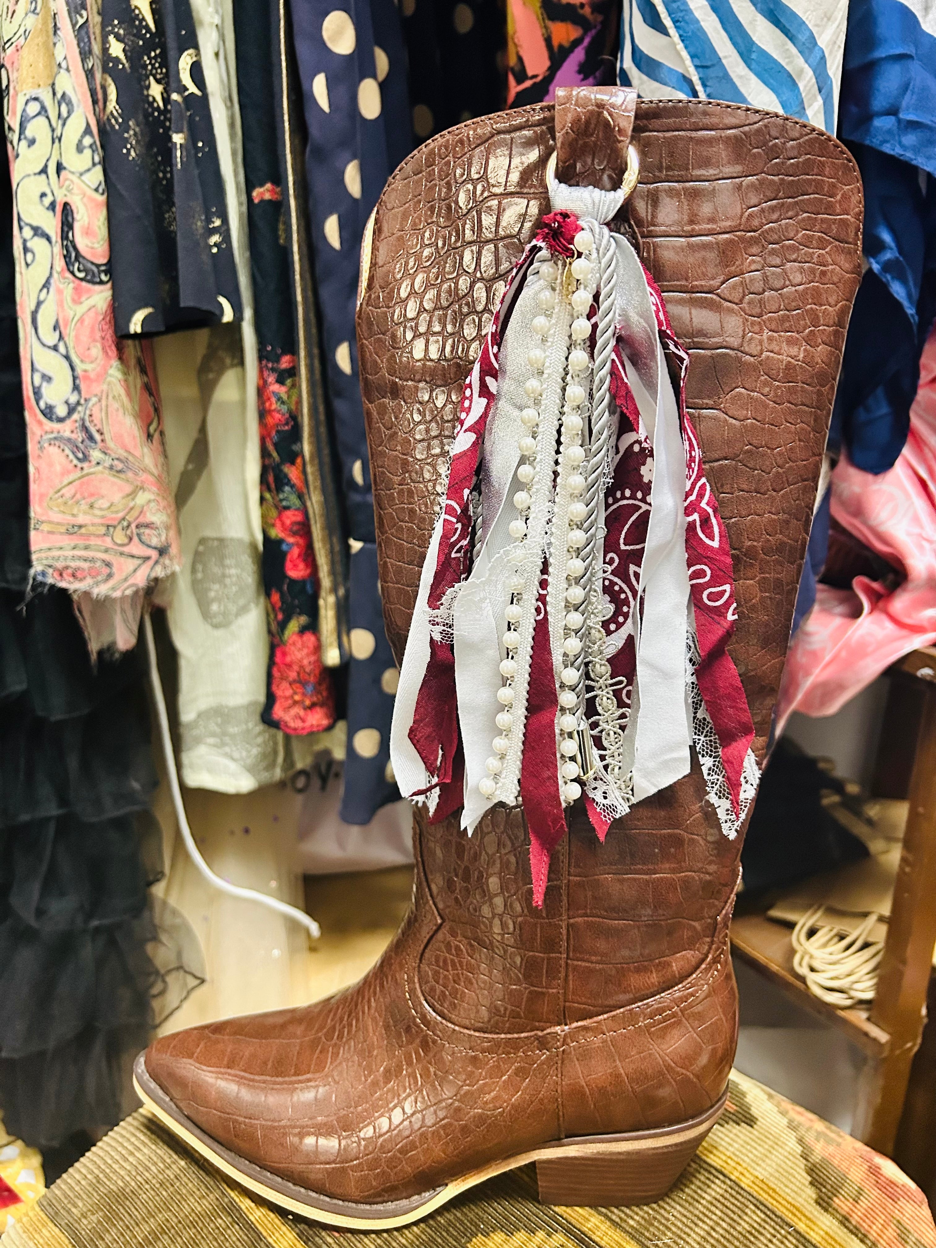 Handmade Game Day Boot/Bag Charm