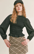 Sadie & Sage Tea Time Smocked Top