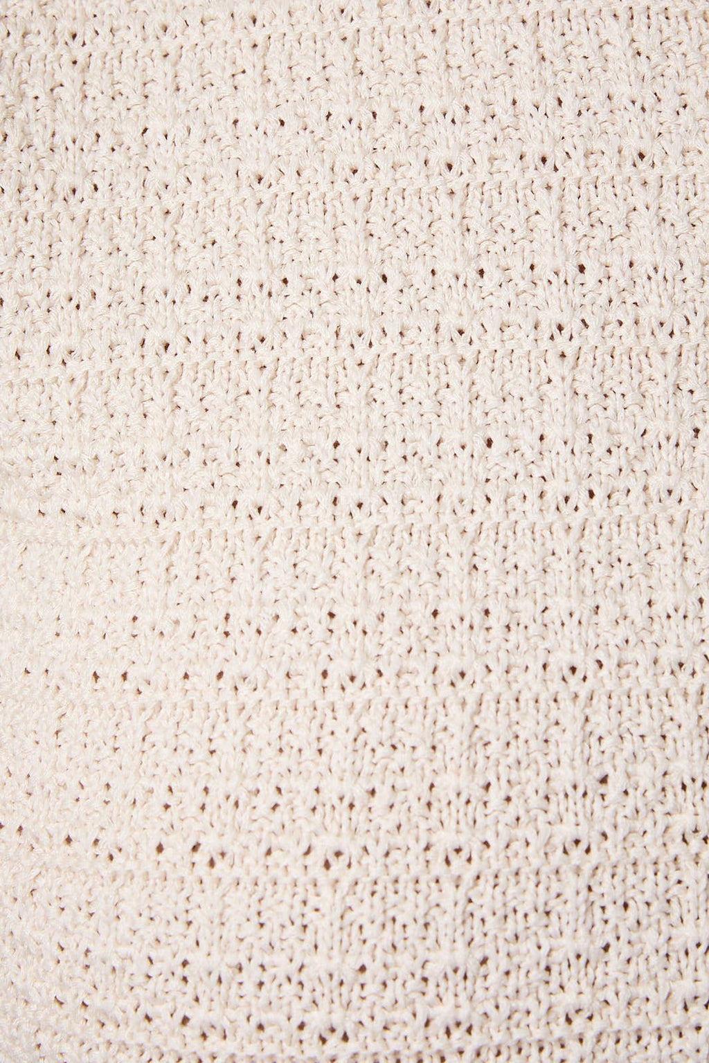 ROUND NECK EXTENDED SHOULDER BUTTON SWEATER TOP