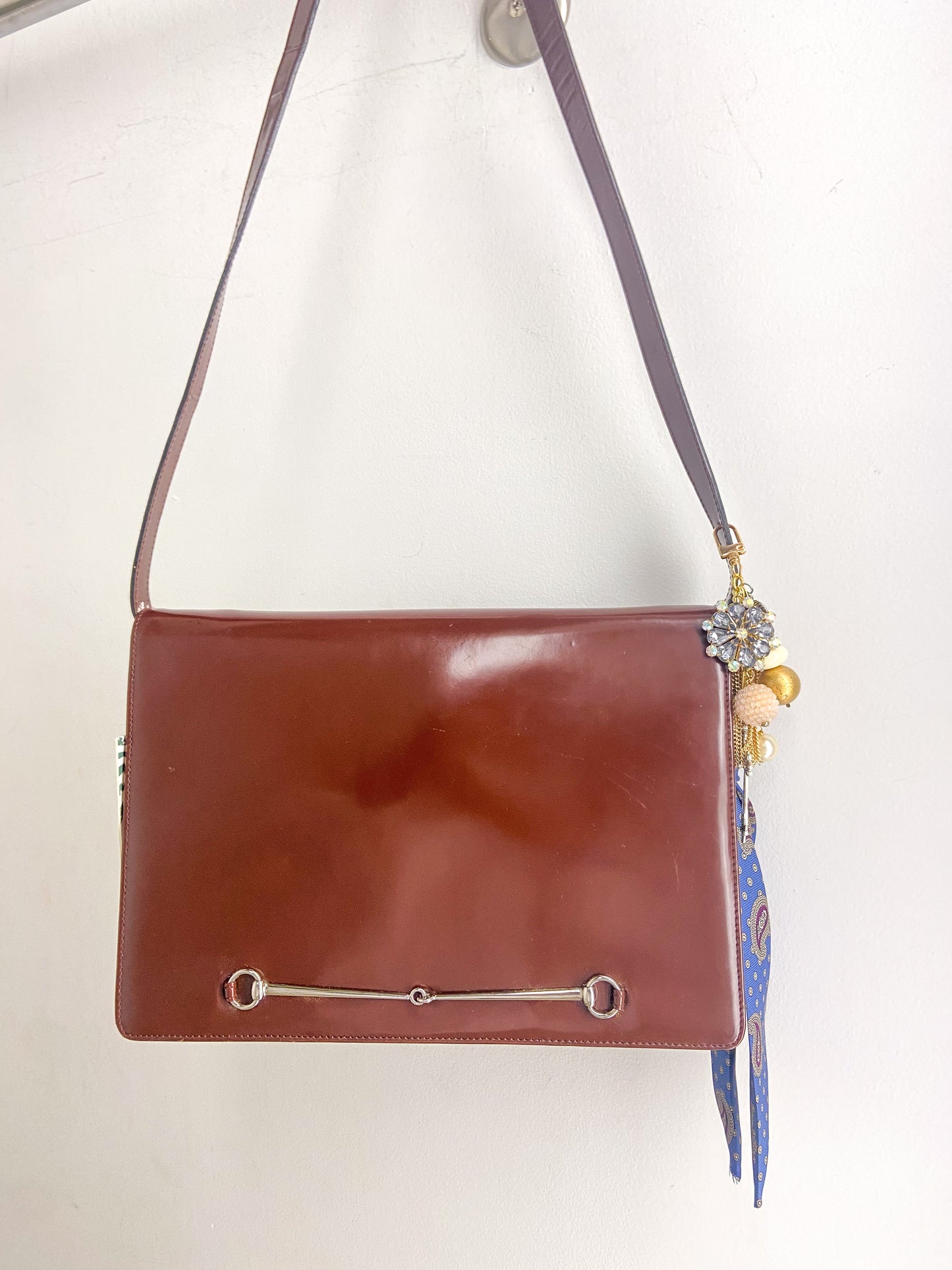 OOAK Upcycled Authentic Vintage Gucci Purse with Horse Bit