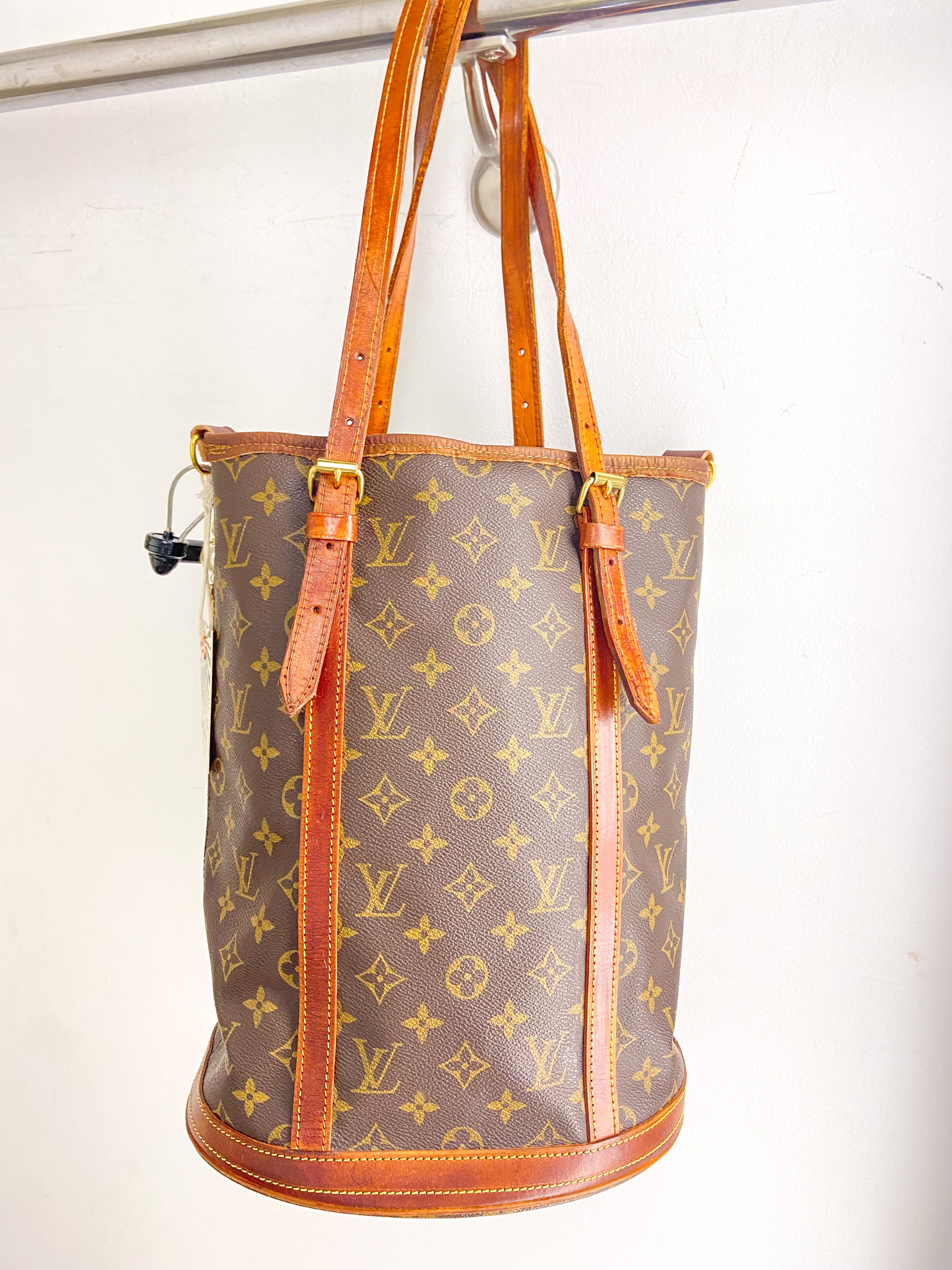 LS Upcycled Vintage LV Leather Lining Bag