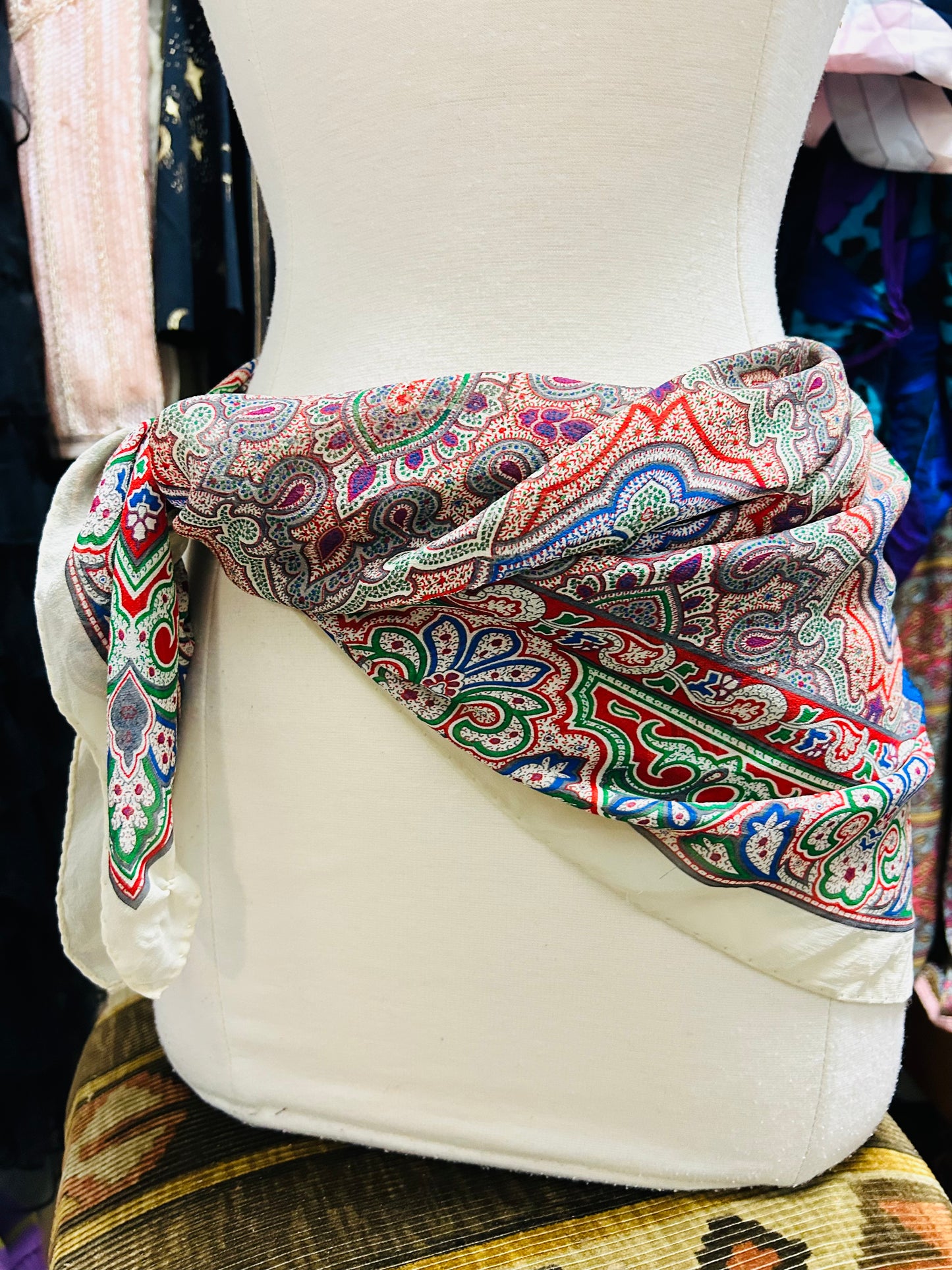 OOAk Vintage Etro Designer Scarf Top