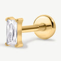 Aiti Baguette Flat Back Stud