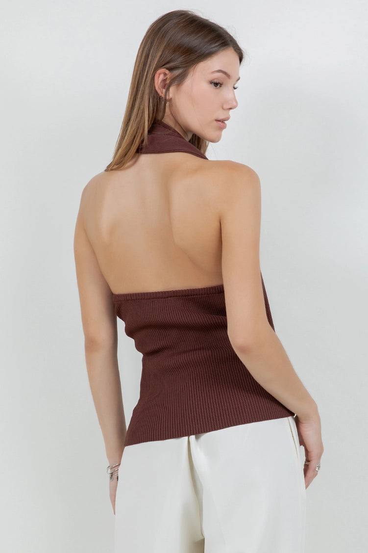 Story Piece One Shoulder Scarf Top