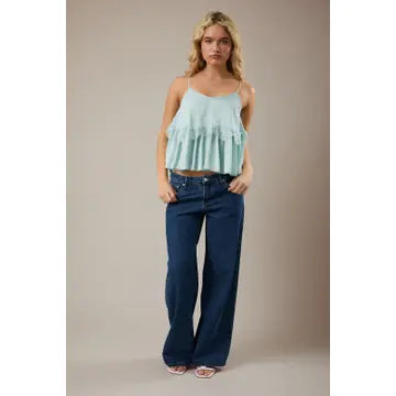 Lace Trim Camisole Top