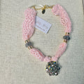 OOAK Crystal Charm Vintage Pendant Necklace