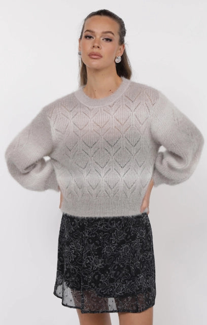 Sage The Label Reach For the Stars Ombre Sweater