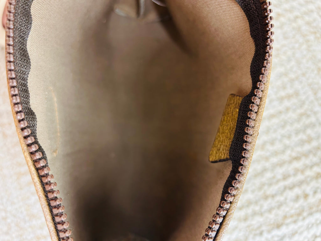 OOAk Vintage Guci Clutch w/ Handmade Strap