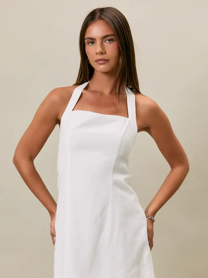 Halter Neck Mini Dress