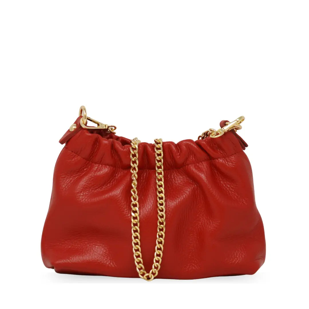 Genuine Italian Leather Clutch and Crossbody Bag