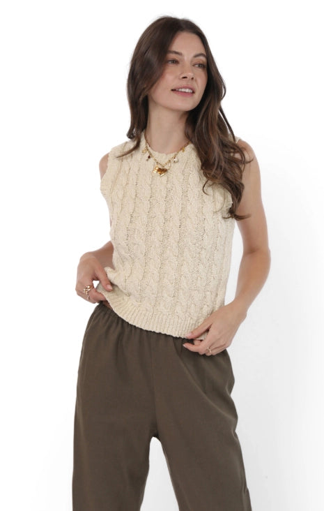 Sadie and Sage Sorel Knit Sweater Vest