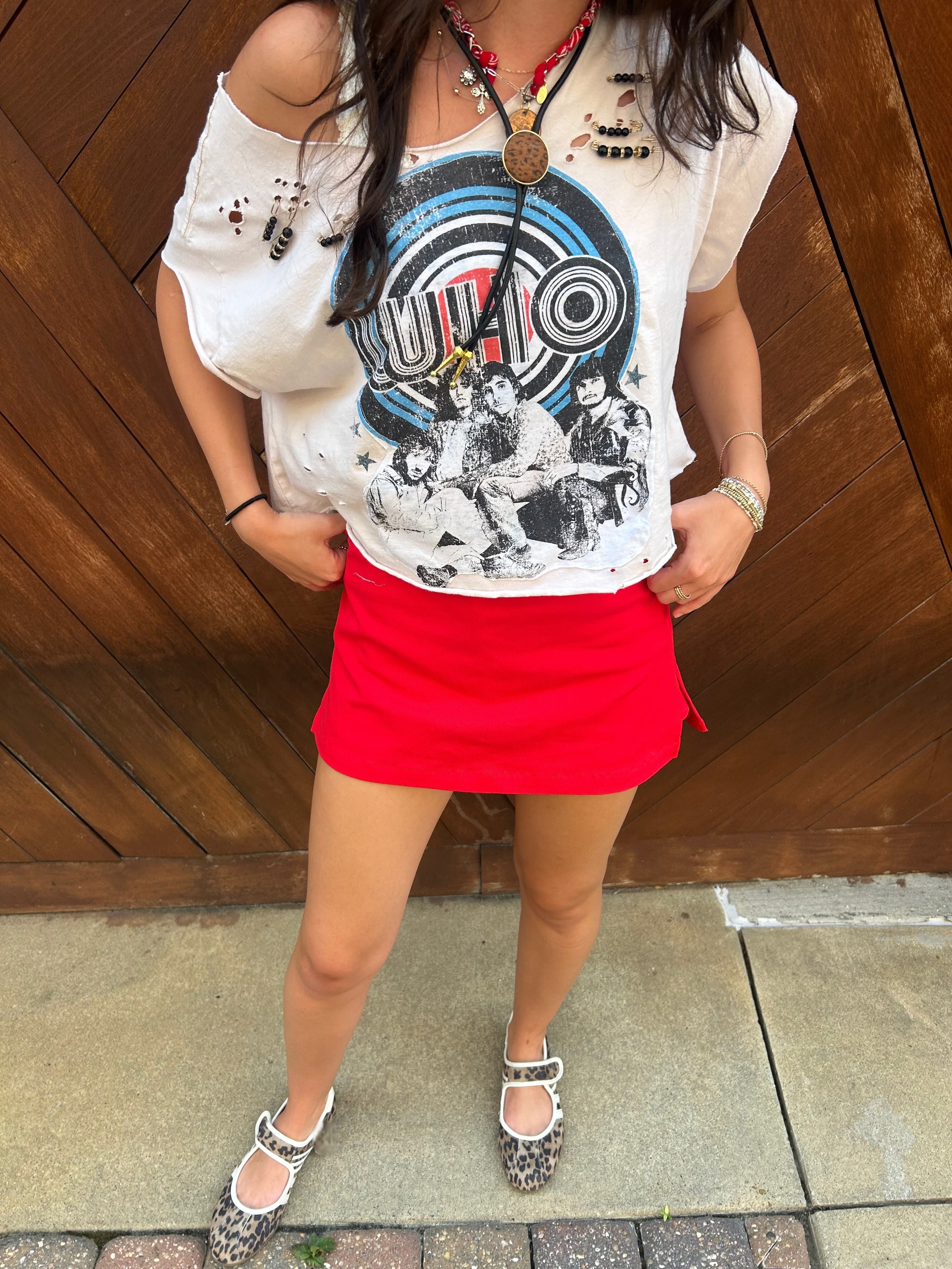 OOAK Upycled Who Graphic Tee
