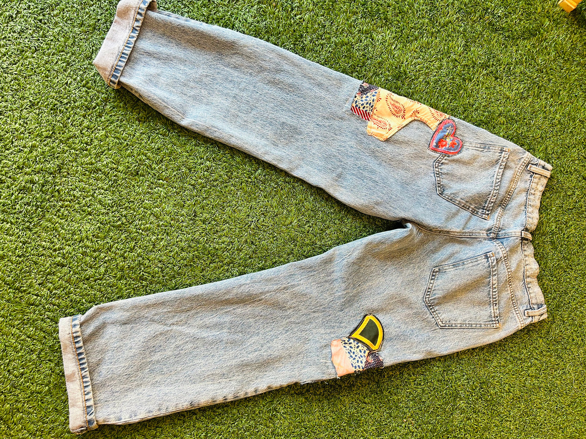 OOAK Vintage Daydreamer Patchwork Jeans