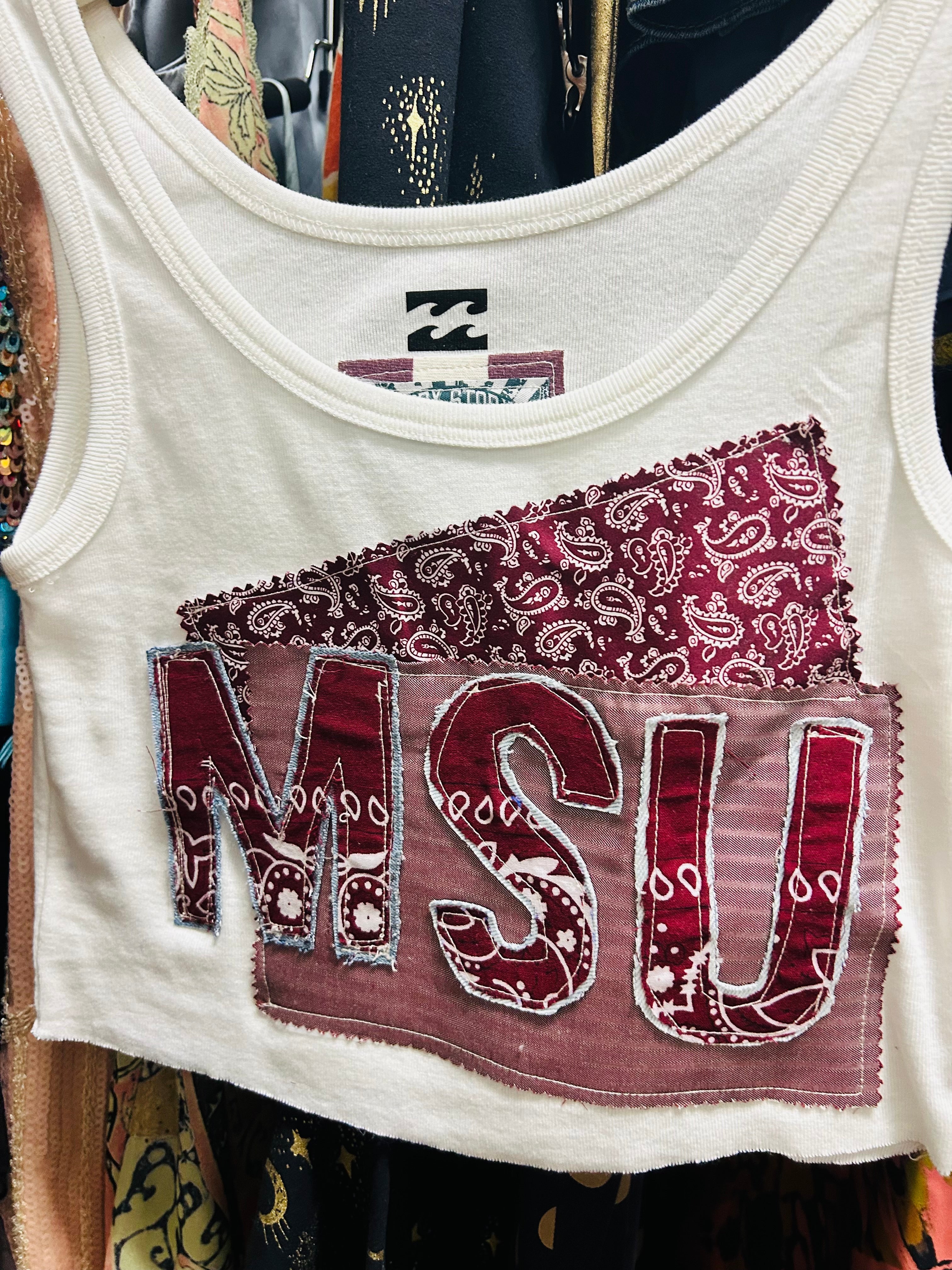 OOAK MSU Patchwork Tank