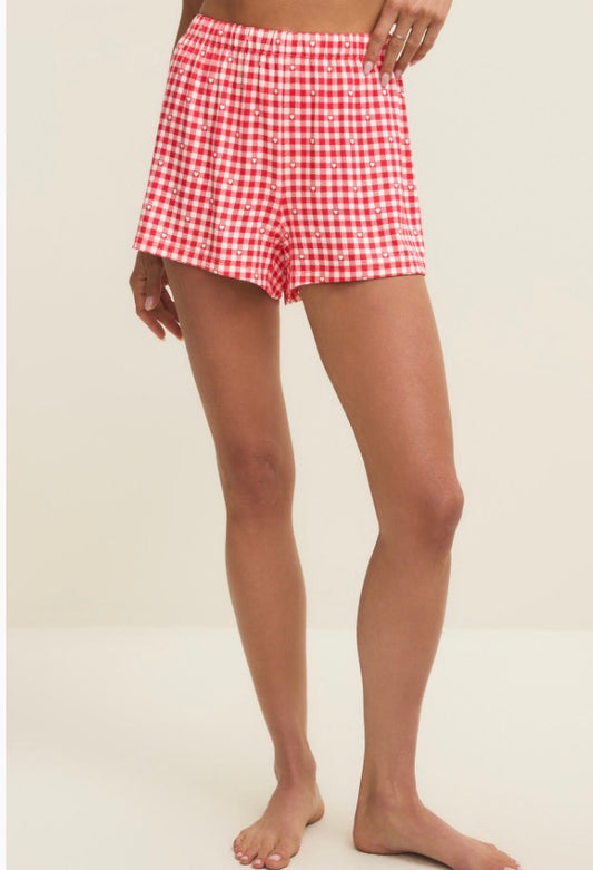 Z Supply Rosie Gingham Shorts