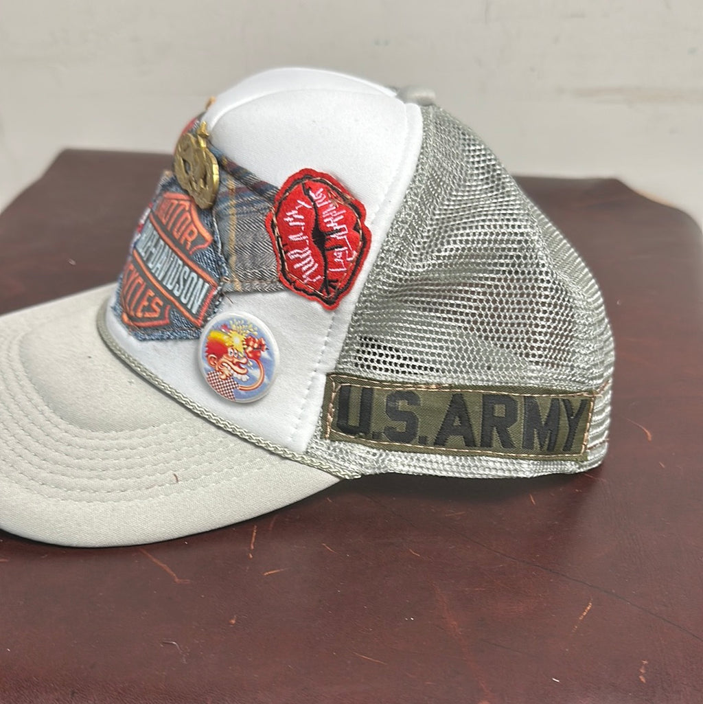 LIBBY STORY HARLEY ROCK TRUCKER HAT