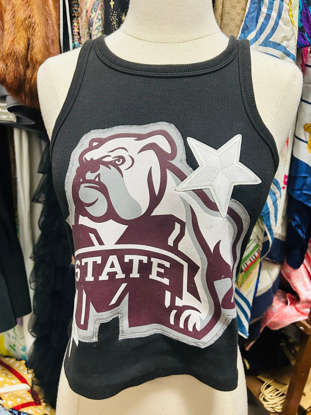 OOAK Bulldog Star Tank