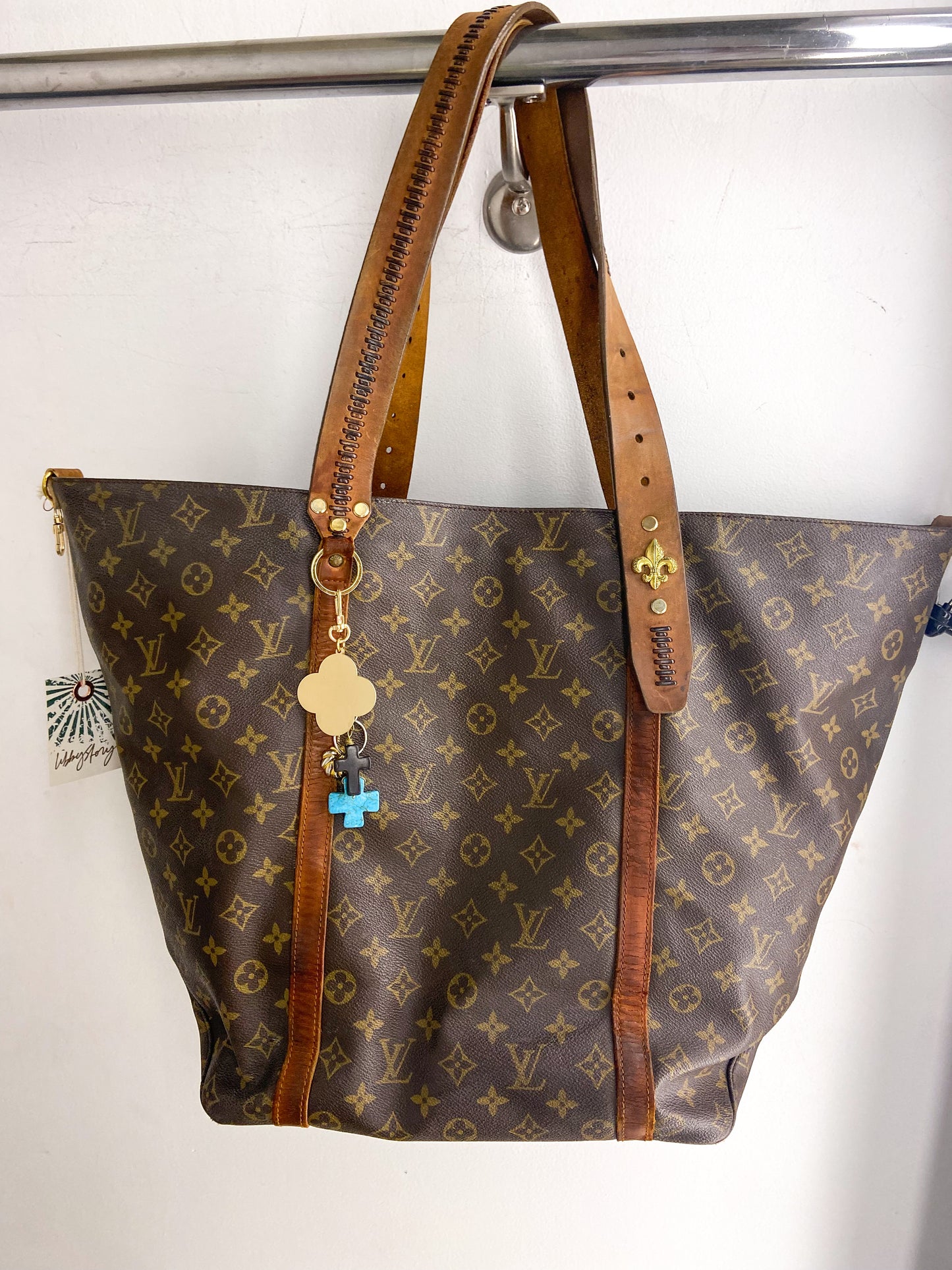 LS Upcycled Vintage LV Fleur-De-Lis Bag