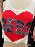 Handmade Rebs Heart Tank