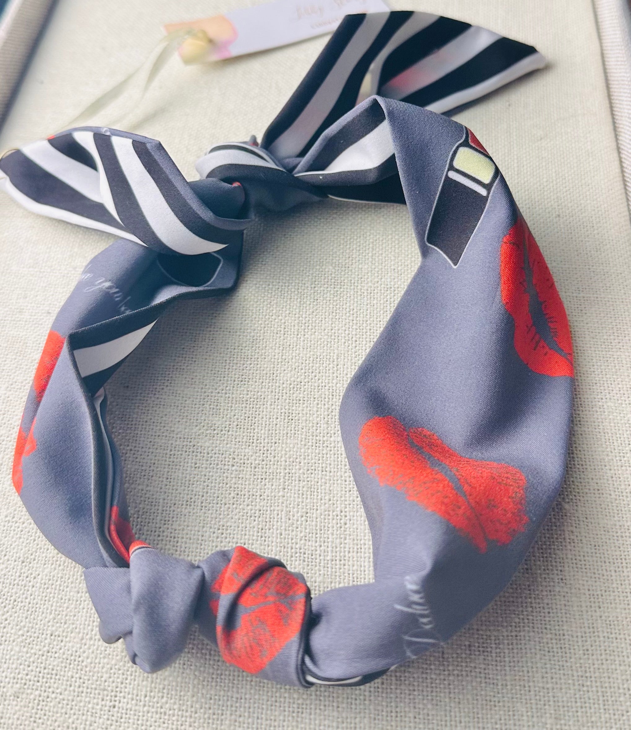 Tie On Scarf Necklace for Clip On Charms
