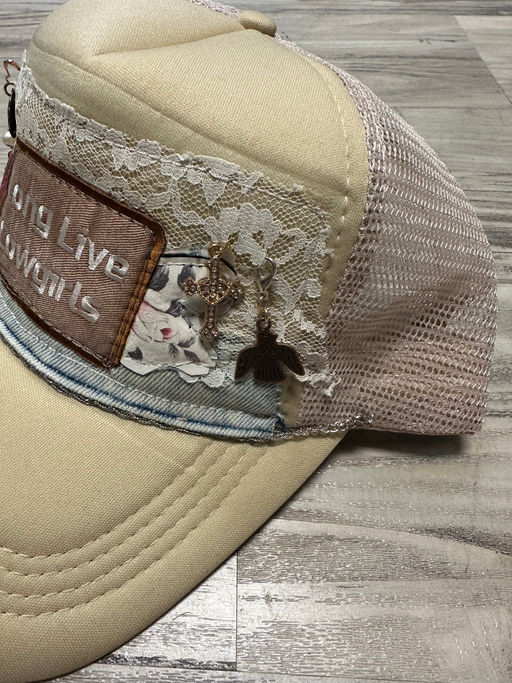 Lace and Charm cowgirl Trucker Hat