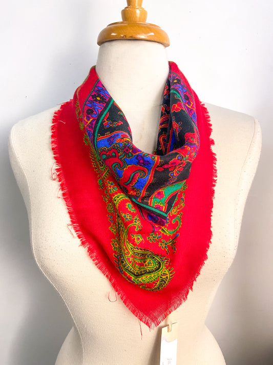 OOAK Vintage Challis Scarf