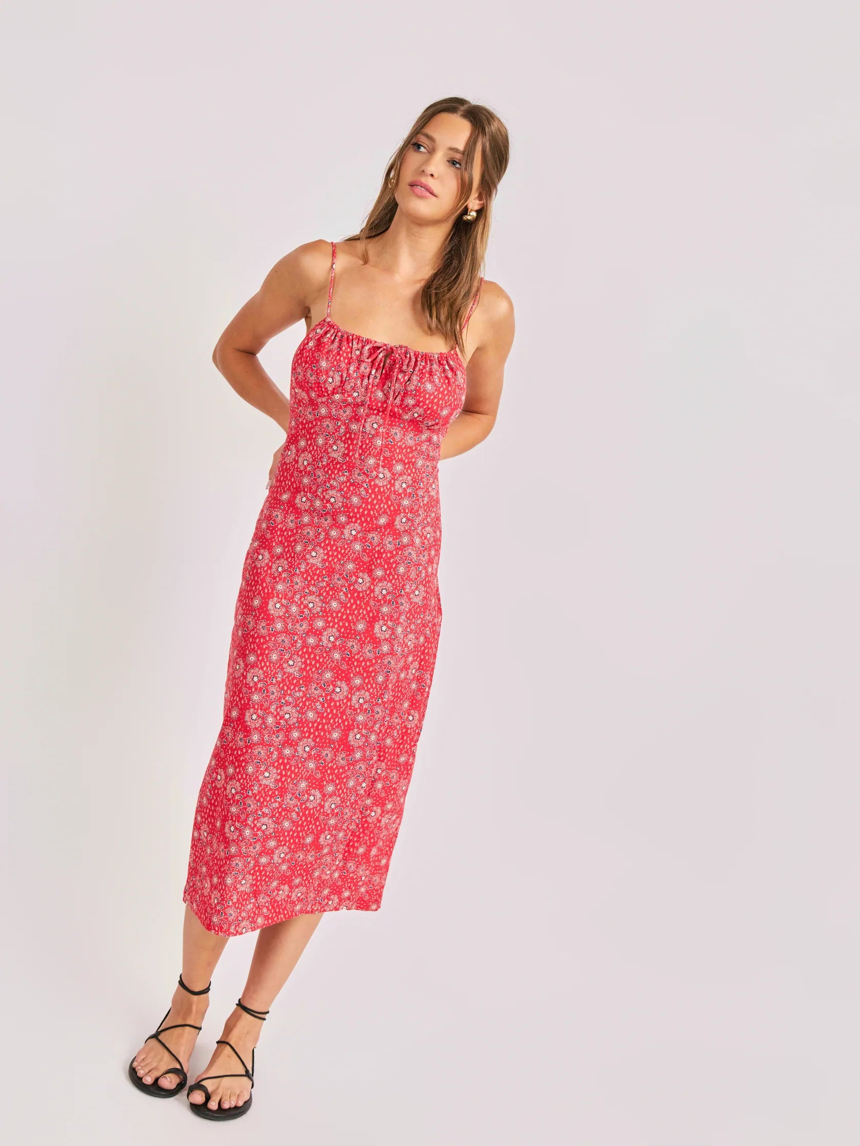 Sadie & Sage Firecracker Midi Dress