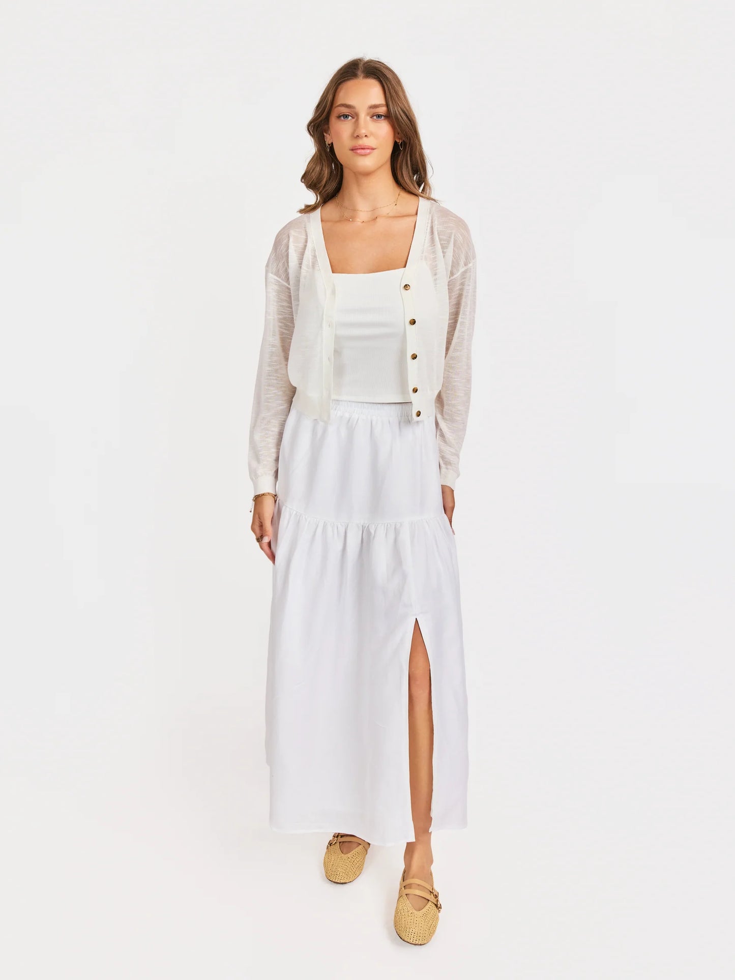 Sadie & Sage Evie Button Front Cardigan