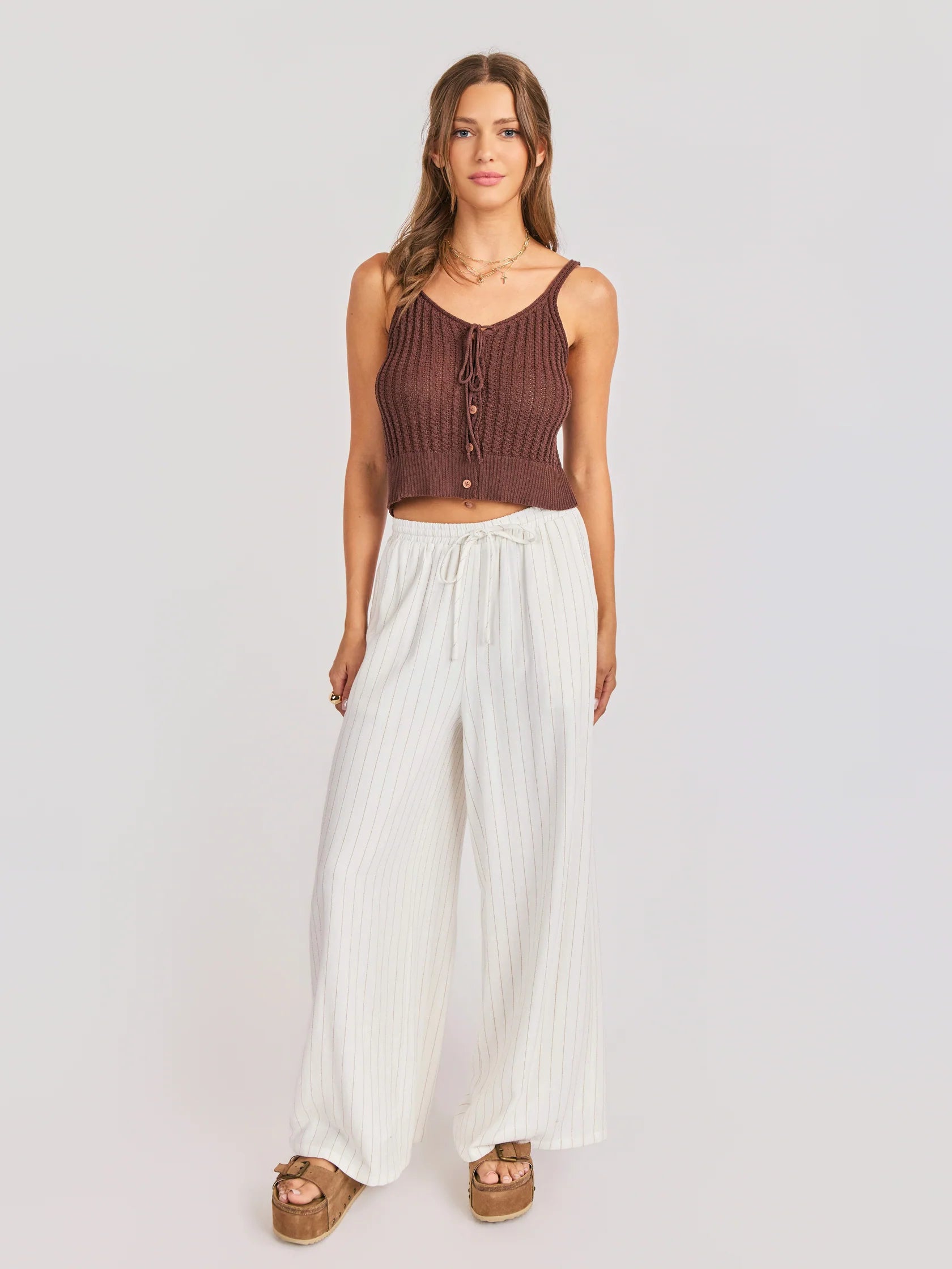 Sadie & Sage Marlow Buttoned Sweater Vest