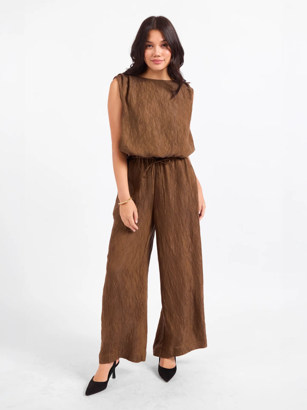 Sadie & Sage Sepia Sky Bubble Top