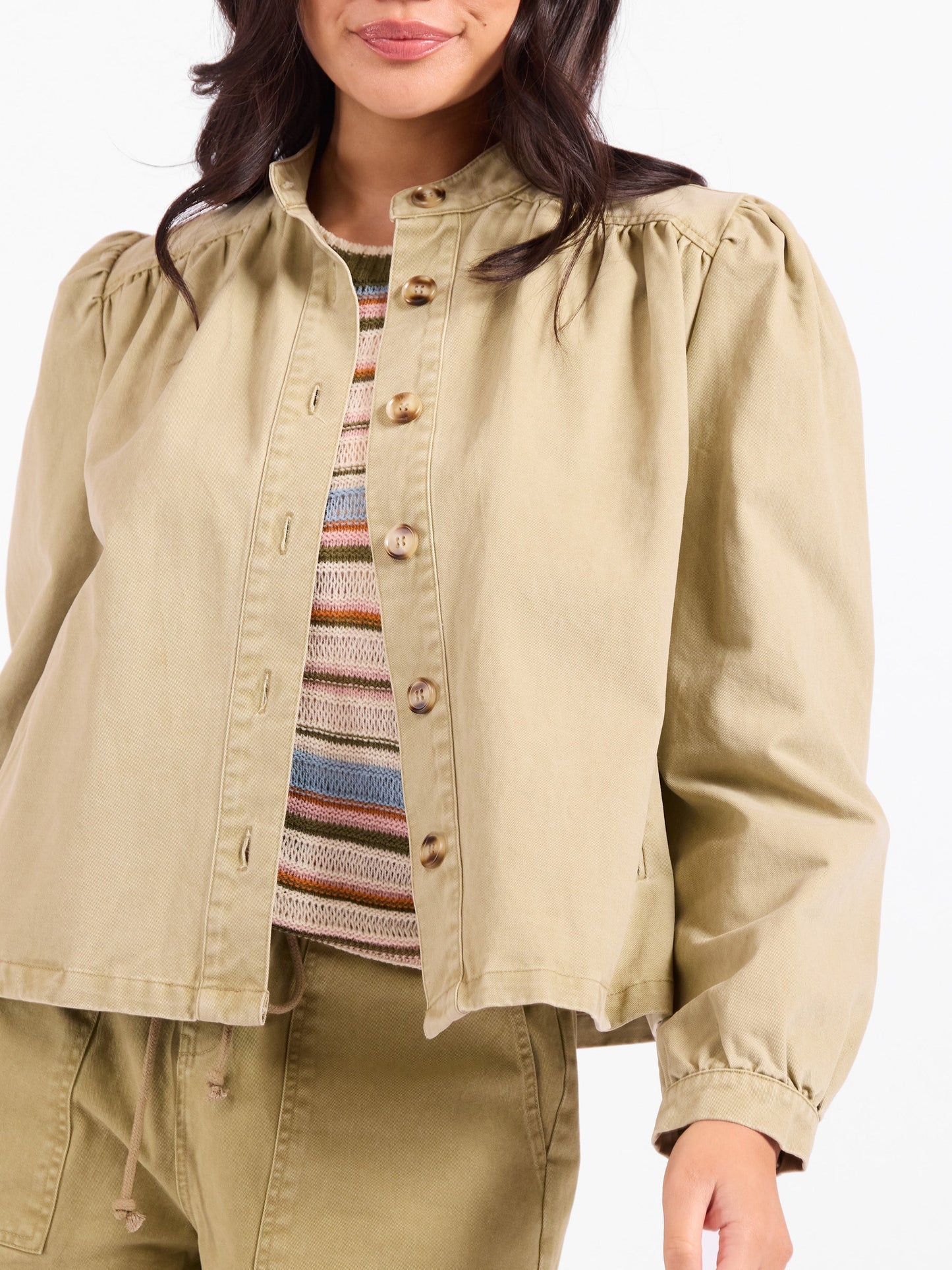 Sadie & Sage Wildhearted Buttoned Jacket
