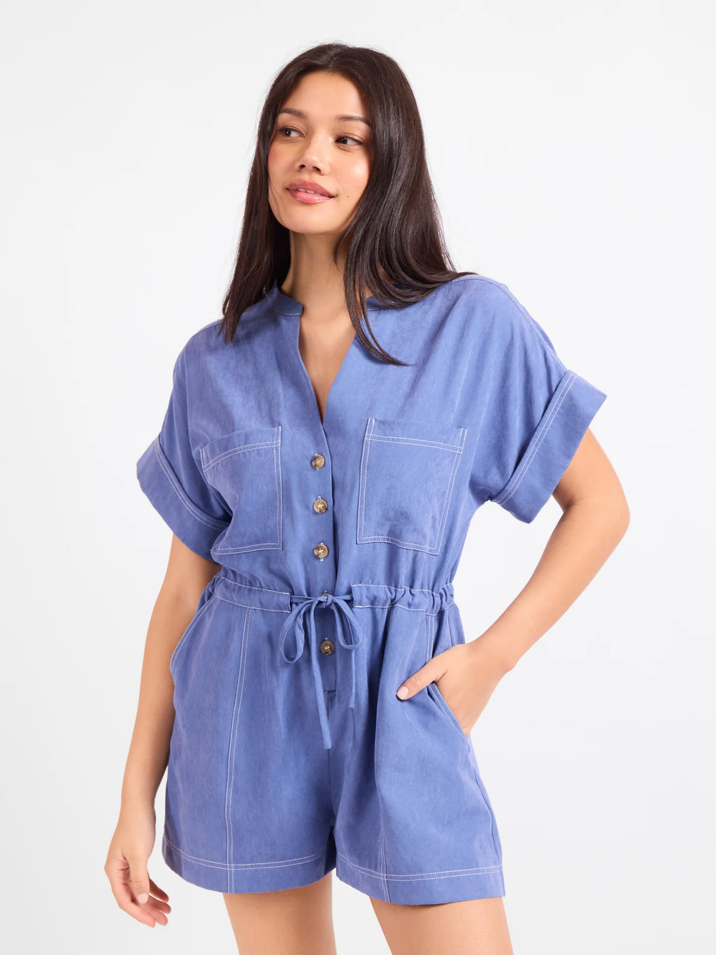 Sadie & Sage Softly Yours S/Slv Romper