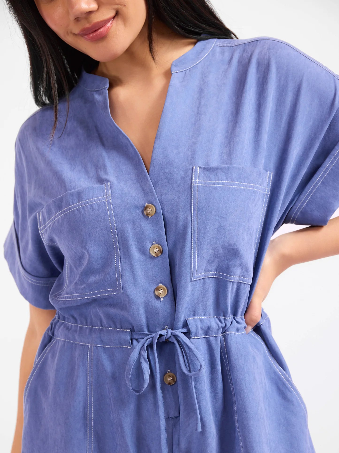 Sadie & Sage Softly Yours S/Slv Romper