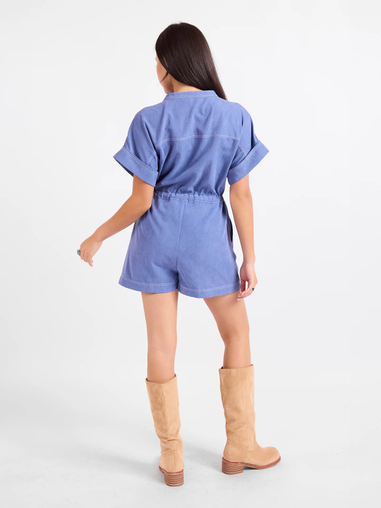 Sadie & Sage Softly Yours S/Slv Romper